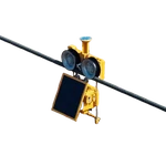 Усовершенствованная интеллектуальная роботизированная система удаления-обледенения линий электропередач